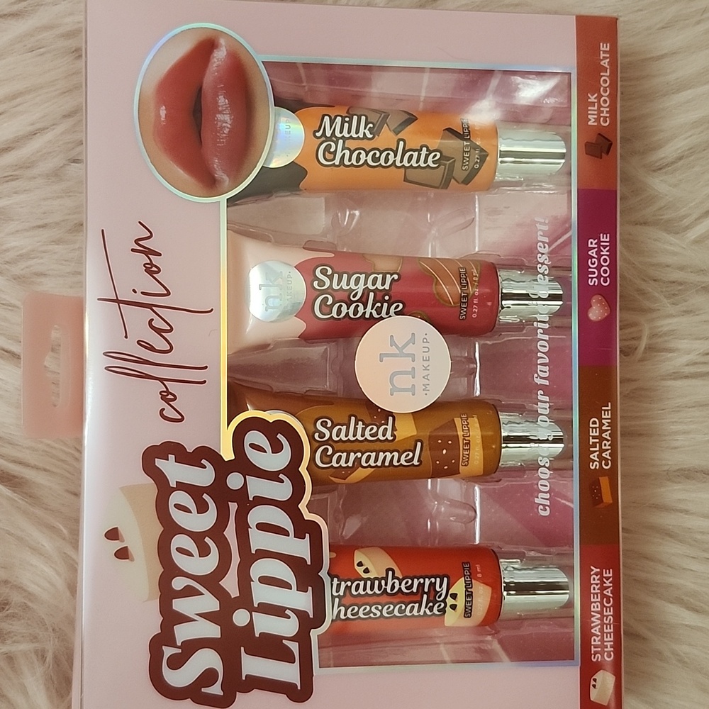 Brand New NICKA K SWEET LIPPIE  COLLECTION-4CT